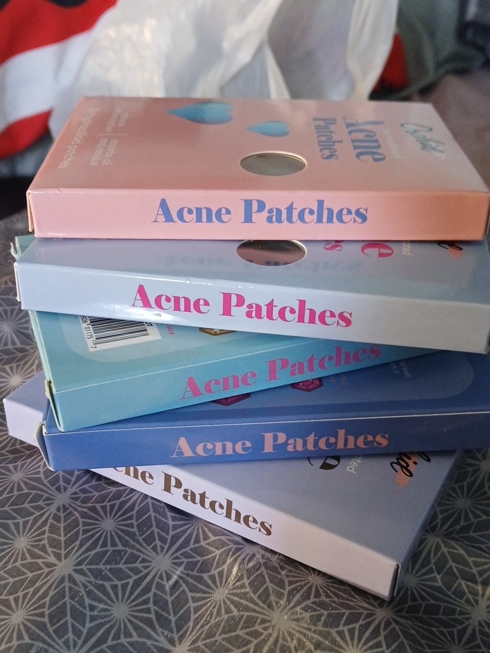 Acne Patches ORCHID—  Multi-STYLE AND COLOR Hydrocolloid Spot Patches 5PACS 24PC